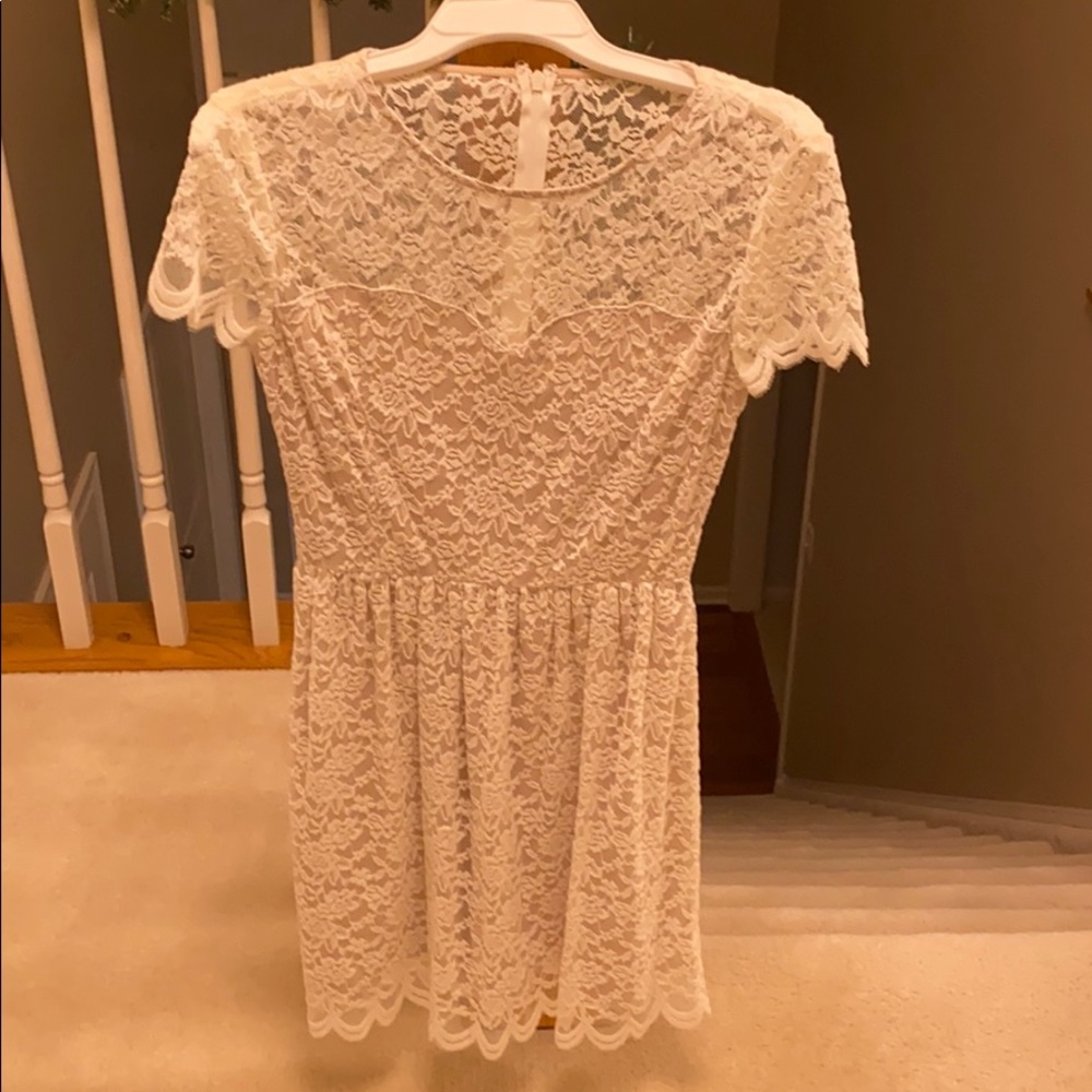 NWOT White Lace Express Dress
